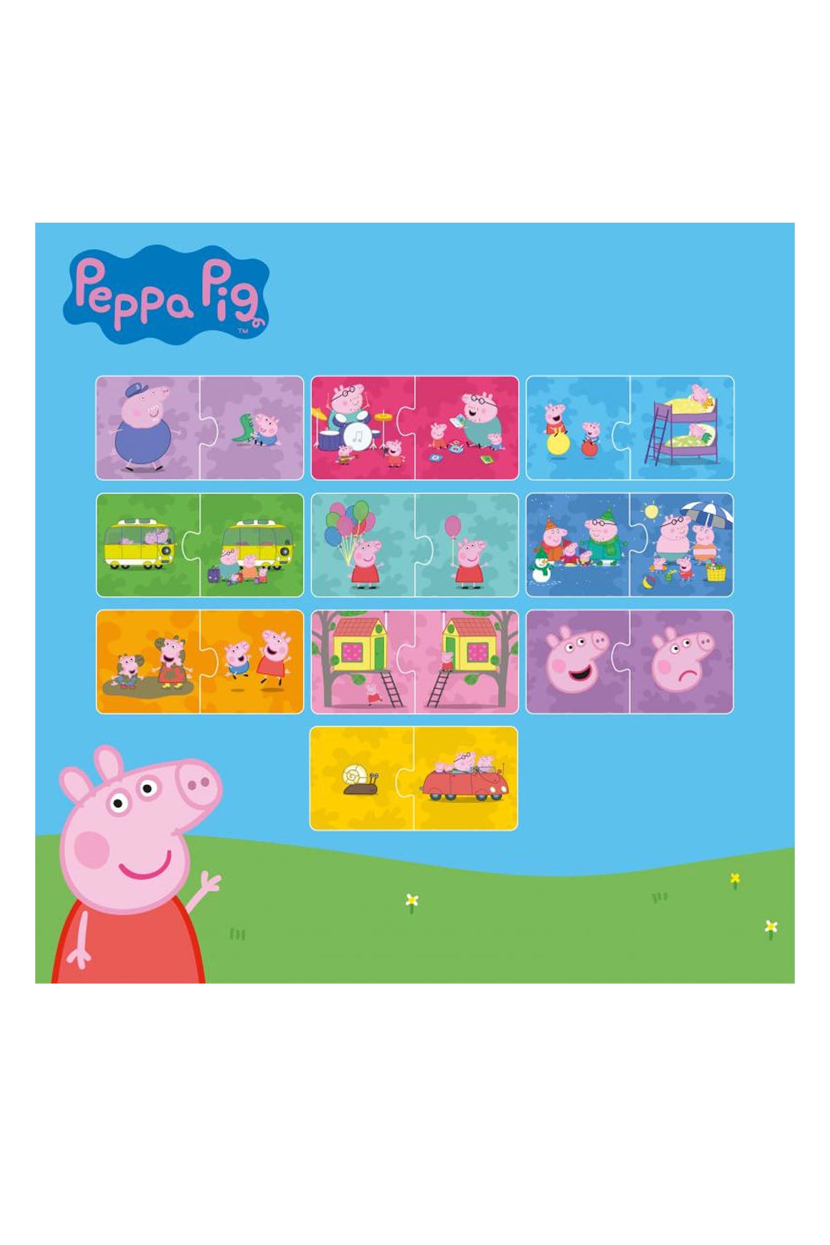 Peppa Pig - Puzzle Duo: Opposites