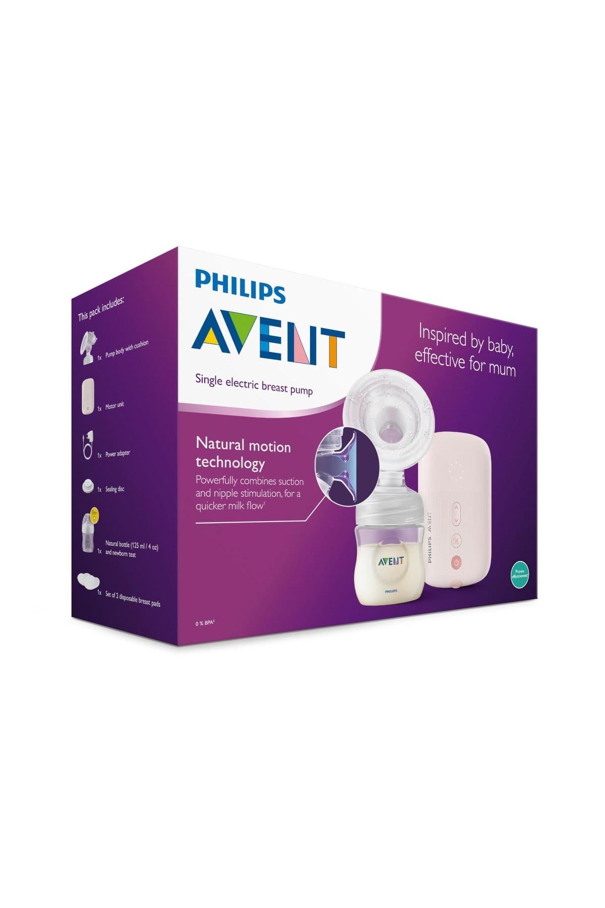 Philips Avent Geliştirilmiş Tekli Elektrikli Yeni Göğüs Pompası