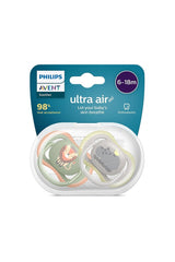 Philips Avent Ultra Air Emzik 6-18 Ay Ay 2'li Erkek