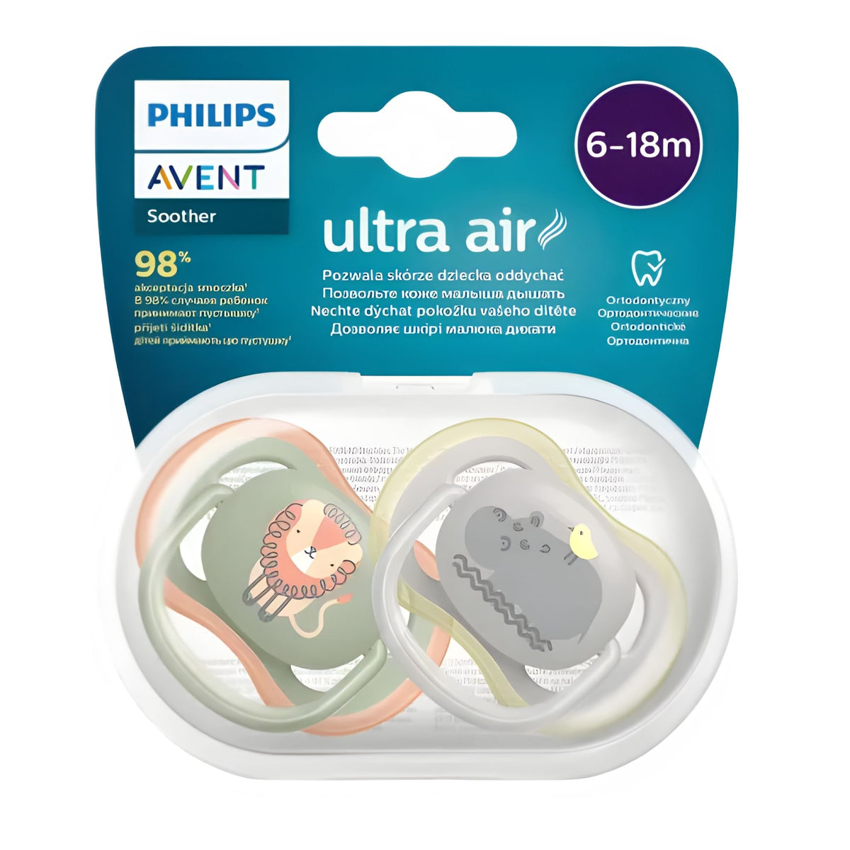 Philips Avent Ultra Air Emzik 6-18 Ay 2'li Erkek