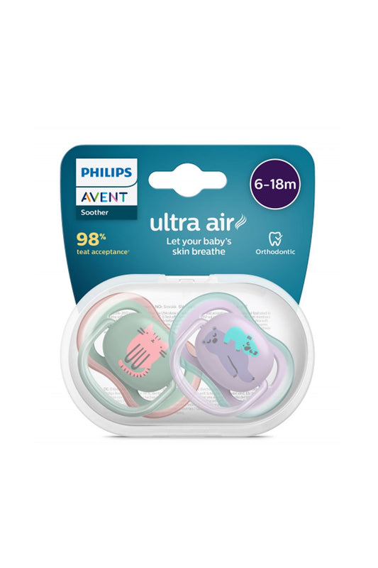 Philips Avent Ultra Air Emzik 6-18 Ay Ay 2'li Kız