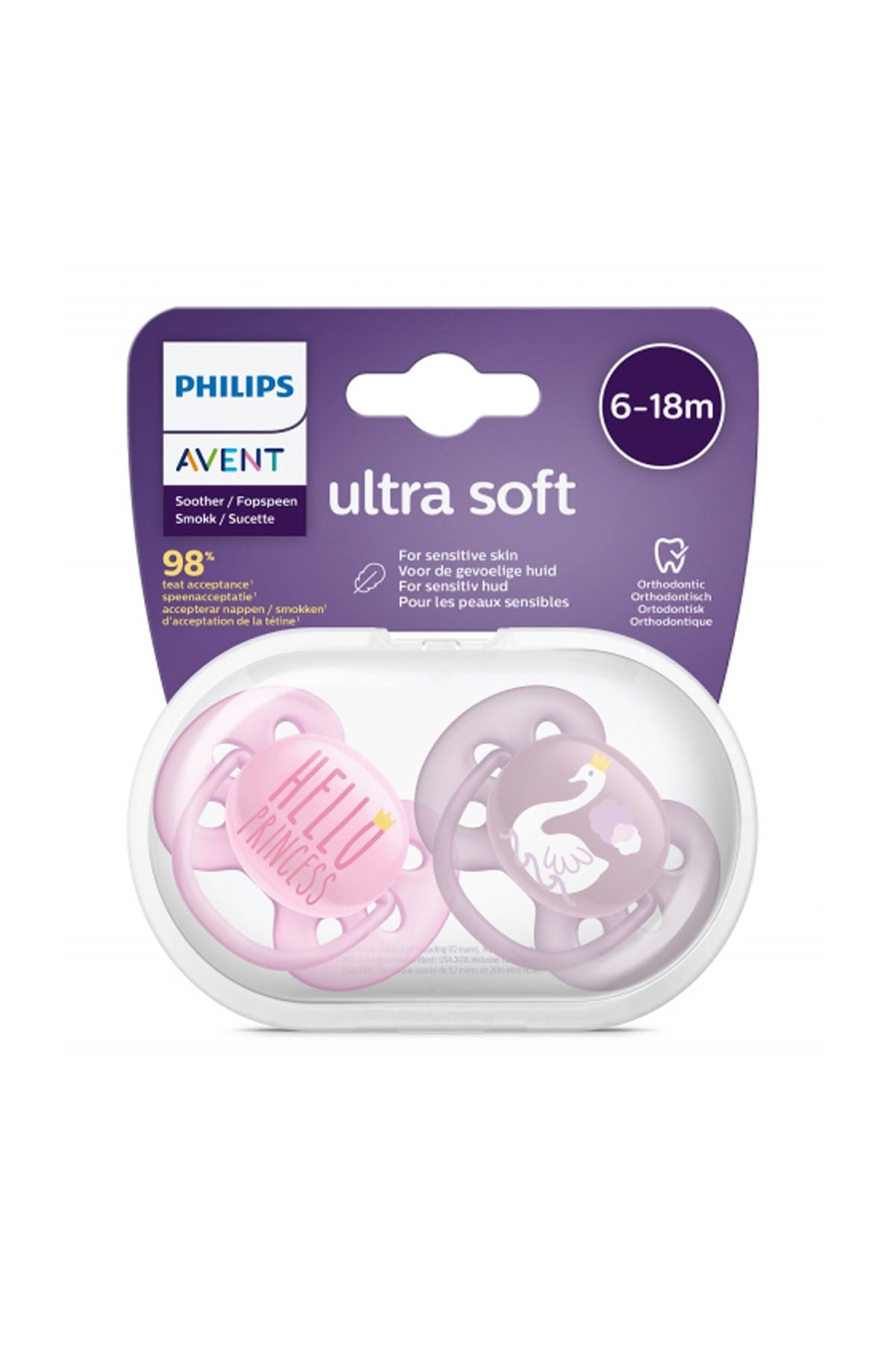 Philips Avent Ultra Soft Emzik 6-18 Ay Kız