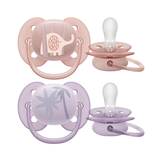 Philips Avent Ultra Yumuşak Emzik 0-6 Ay 2'li Kız