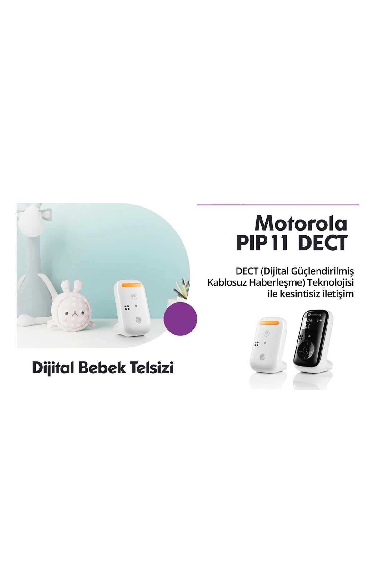 PİP11 Dect Dijital Ekranlı Bebek Telsizi