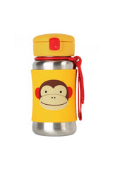 Skip Hop Pipetli Paslanmaz Çelik Suluk Maymun 350ml - Welcome Baby