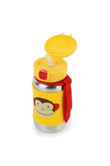 Skip Hop Pipetli Paslanmaz Çelik Suluk Maymun 350ml - Welcome Baby