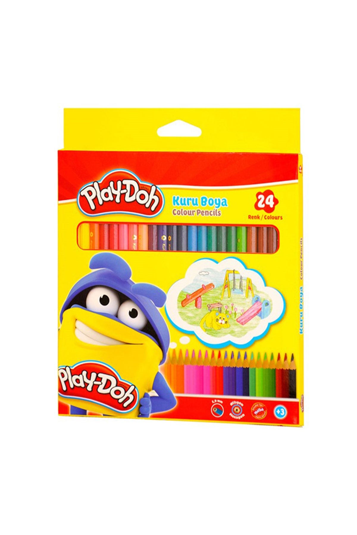 PLAY-DOH 24 RENK KURU BOYA