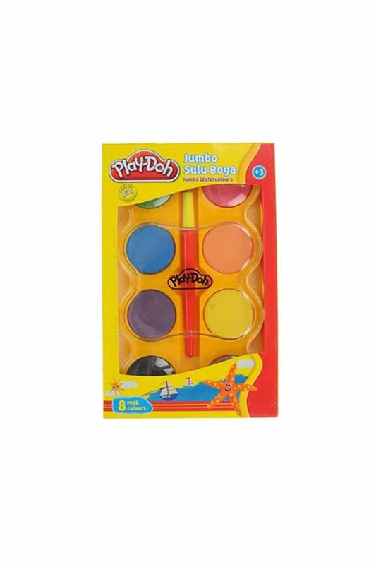 Play-Doh 8 Renk Jumbo Sulu Boya 40mm