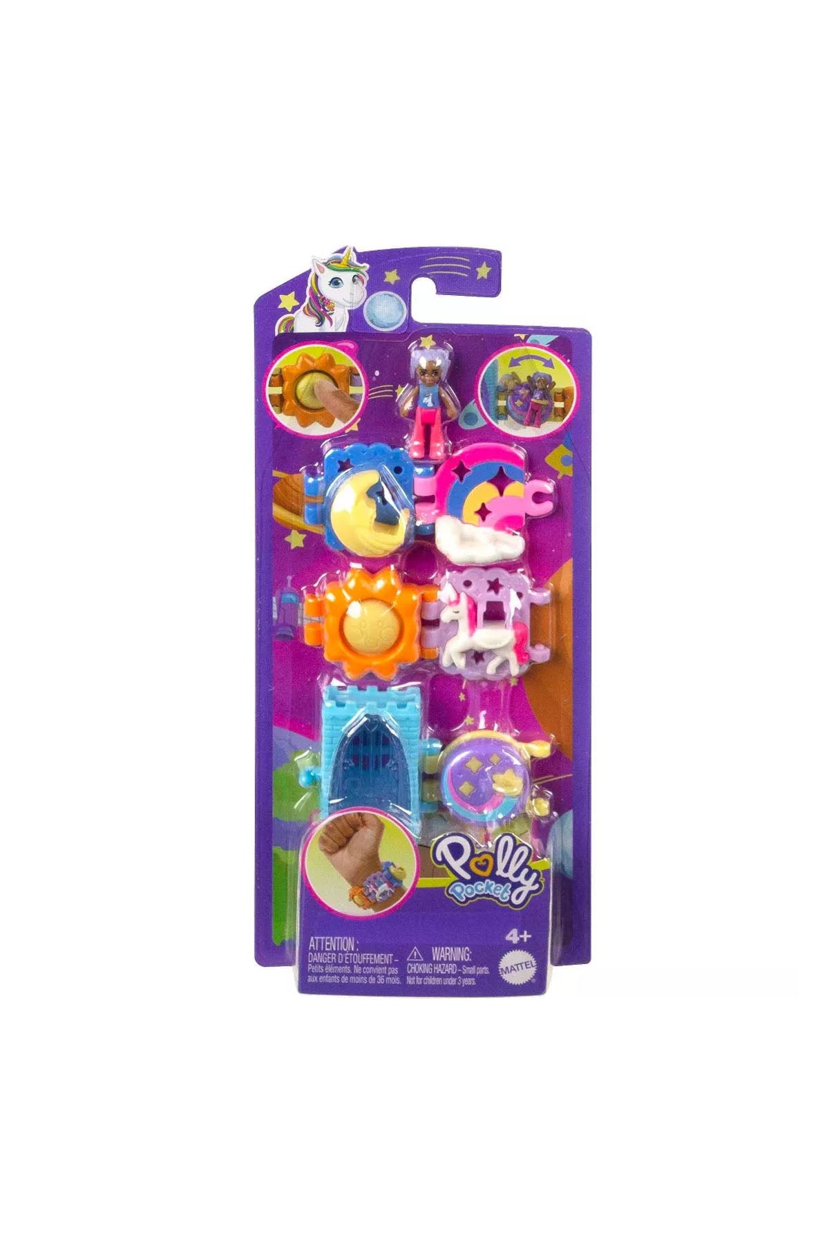 Polly Pocket Bileklik Olabilen Sevimli Oyun Setleri