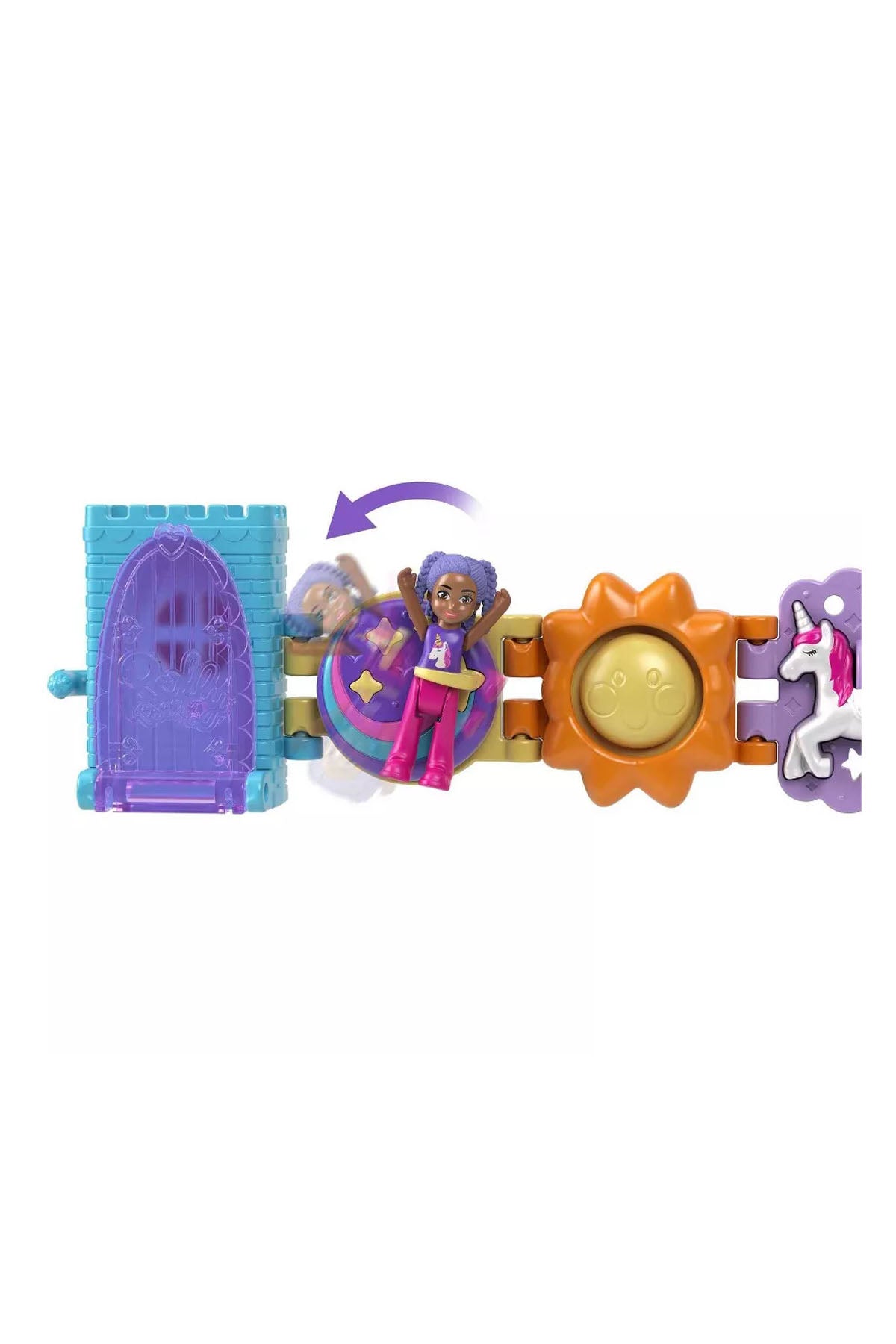 Polly Pocket Bileklik Olabilen Sevimli Oyun Setleri