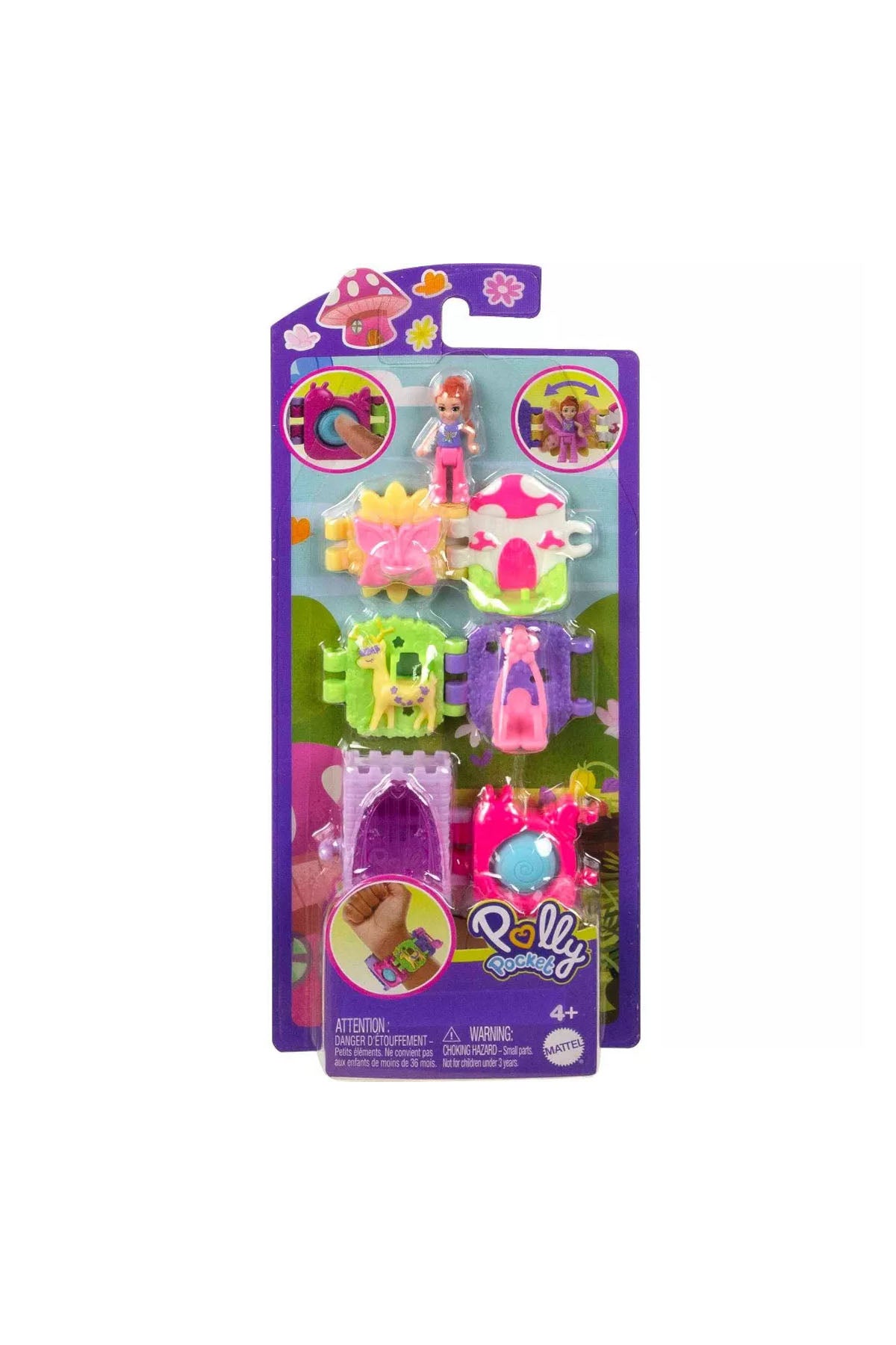 Polly Pocket Bileklik Olabilen Sevimli Oyun Setleri