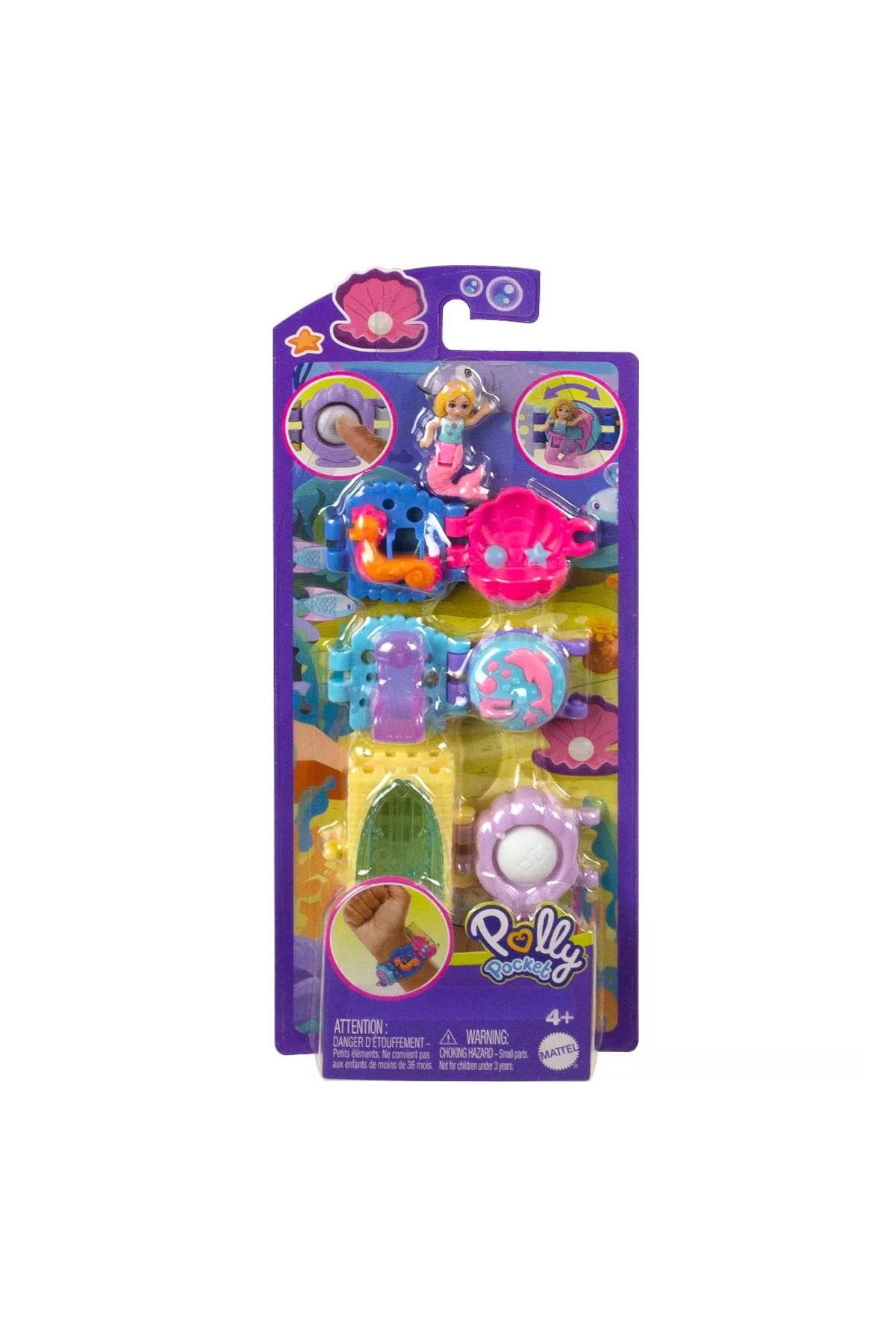 Polly Pocket Bileklik Olabilen Sevimli Oyun Setleri