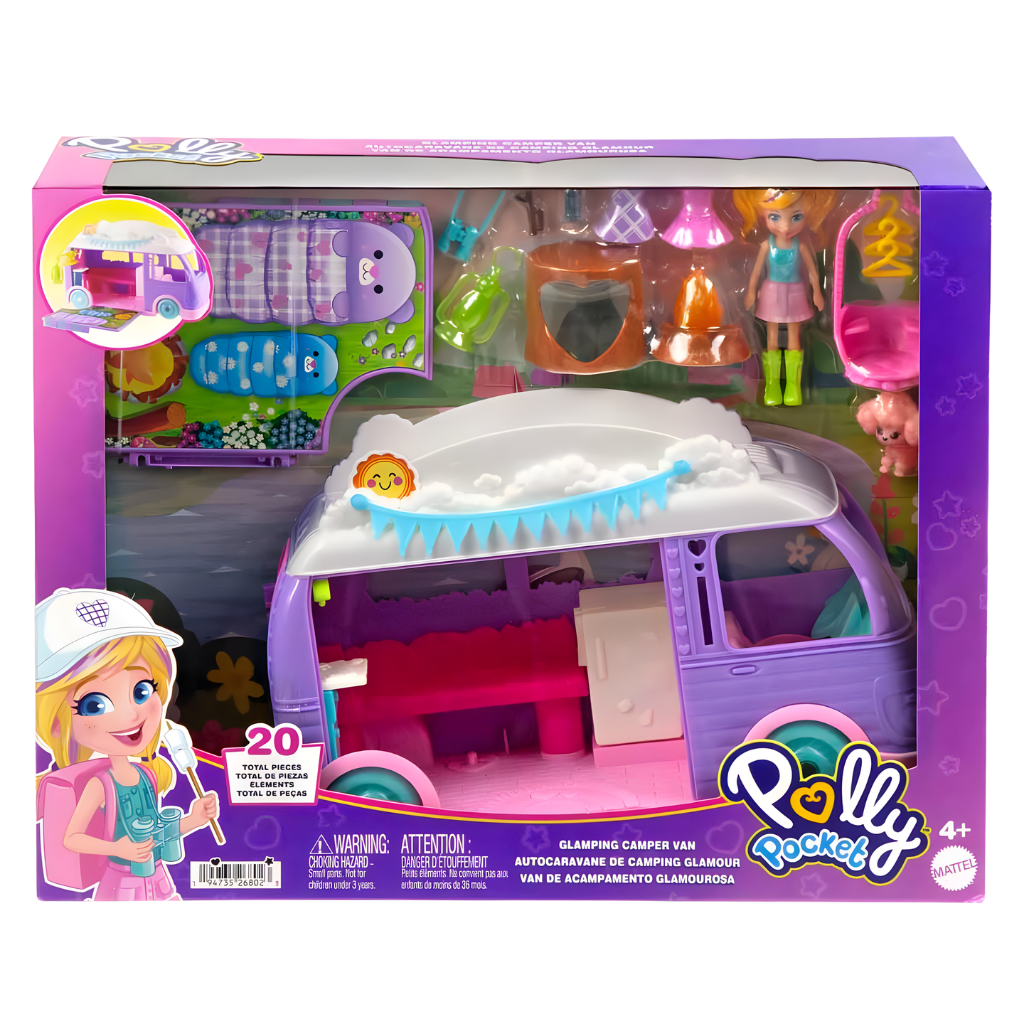Polly Pocket Eğlenceli Karavan Oyun Seti JCC32