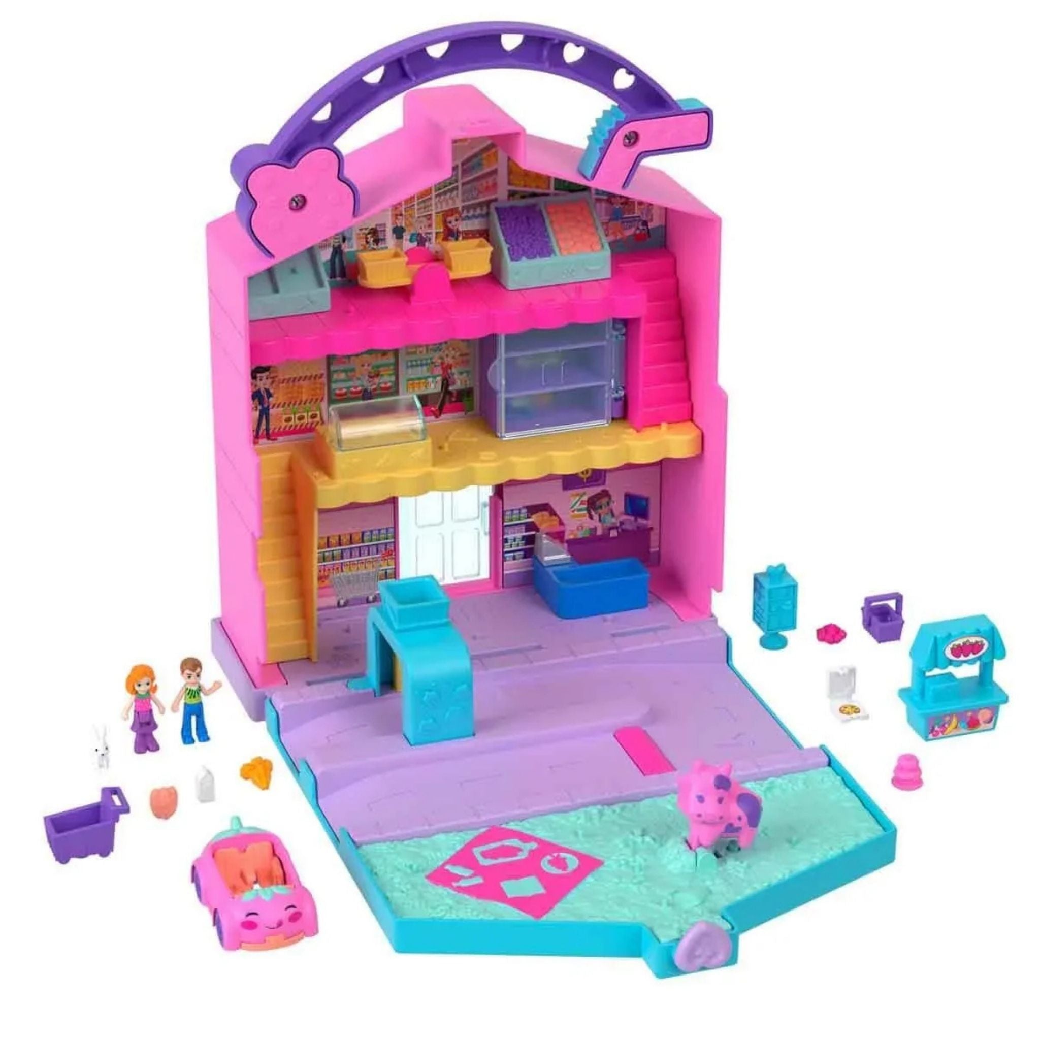 Polly Pocket Eğlenceli Market Oyun Seti Mattel HRD45