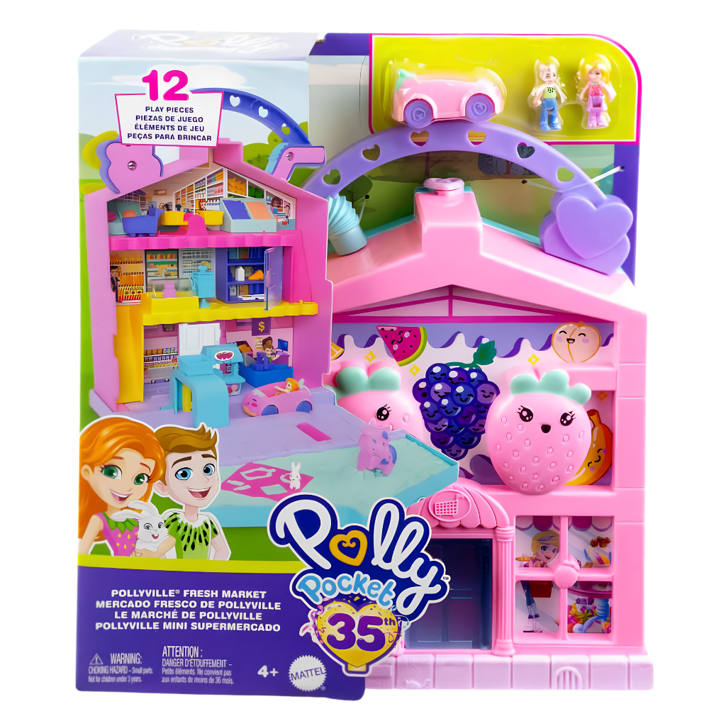 Polly Pocket Eğlenceli Market Oyun Seti Mattel HRD45