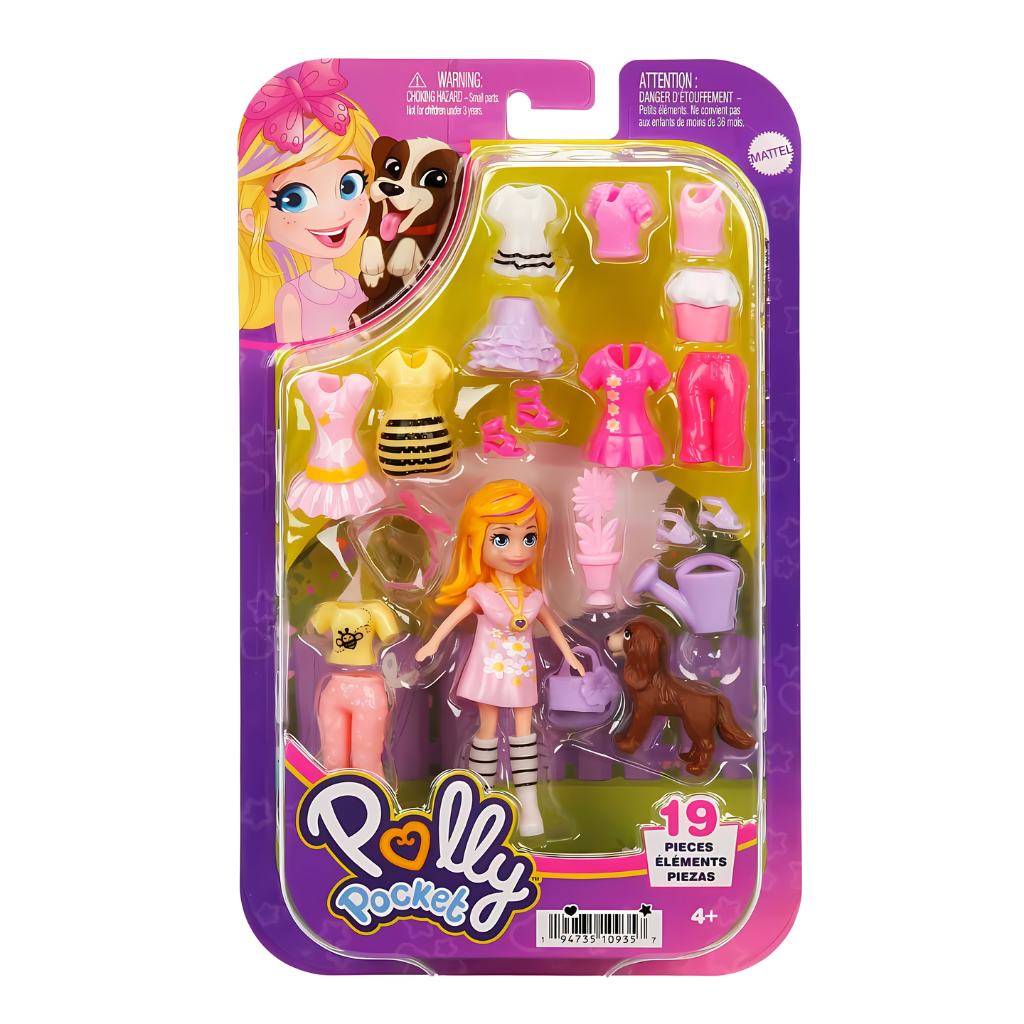 Polly Pocket Farklı Kombin Eğlencesi Oyun Setleri Beagle HKV89
