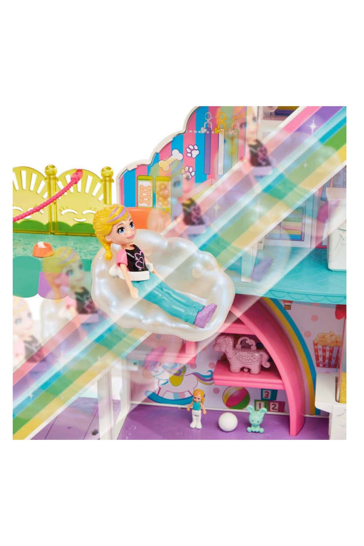 Polly Pocket Gökkuşağı Alışveriş Merkezi Oyun Seti