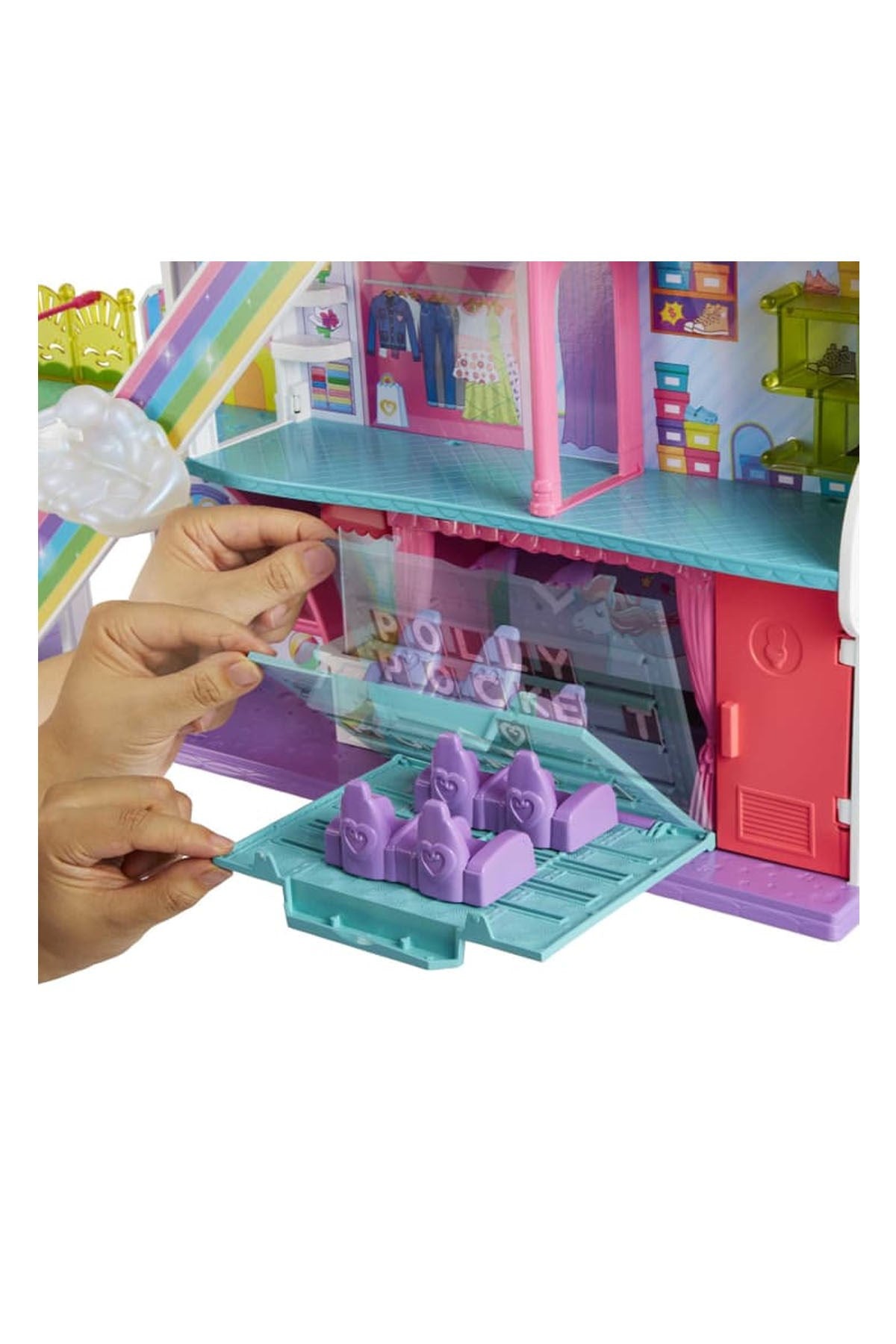 Polly Pocket Gökkuşağı Alışveriş Merkezi Oyun Seti