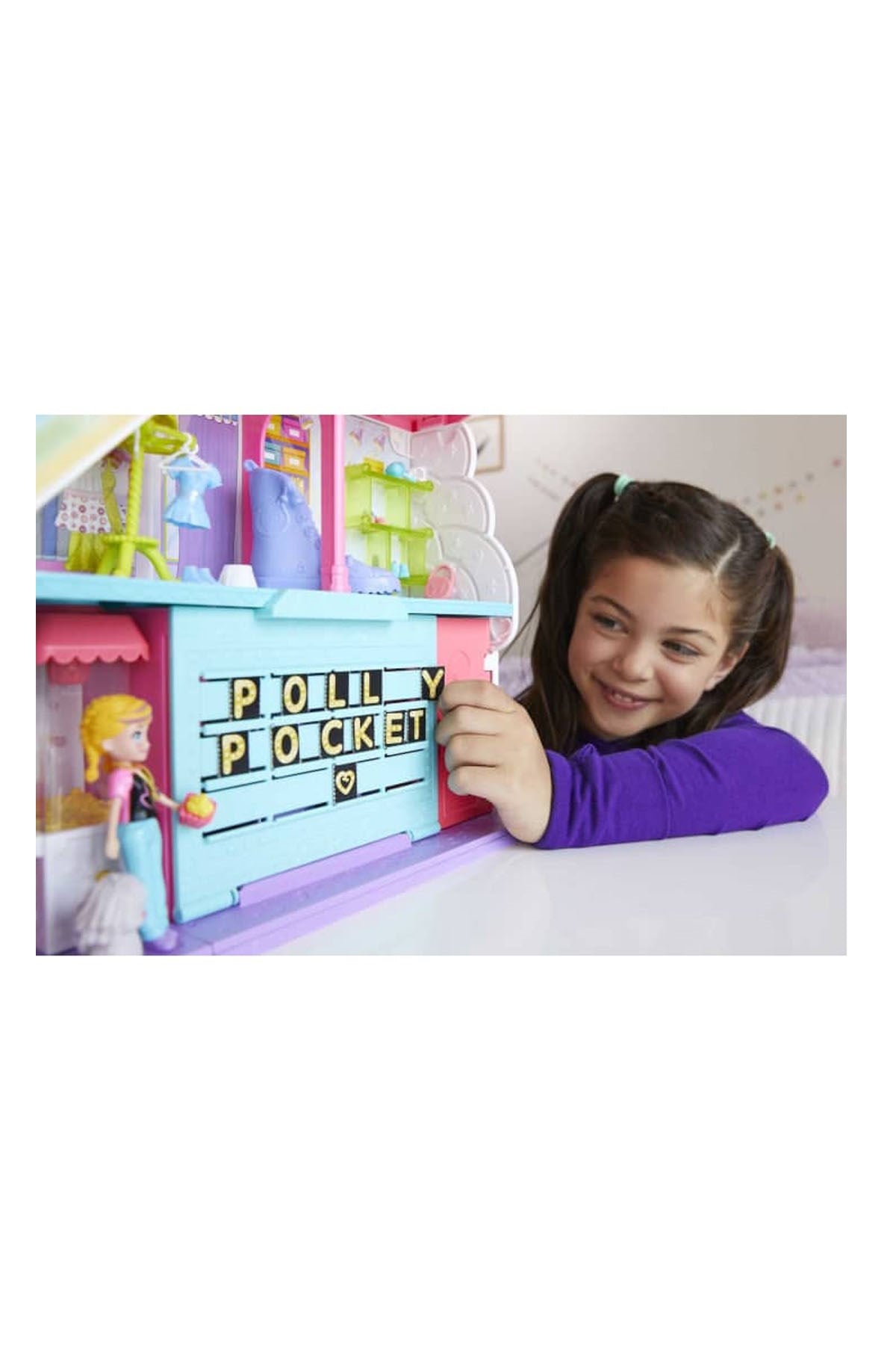 Polly Pocket Gökkuşağı Alışveriş Merkezi Oyun Seti