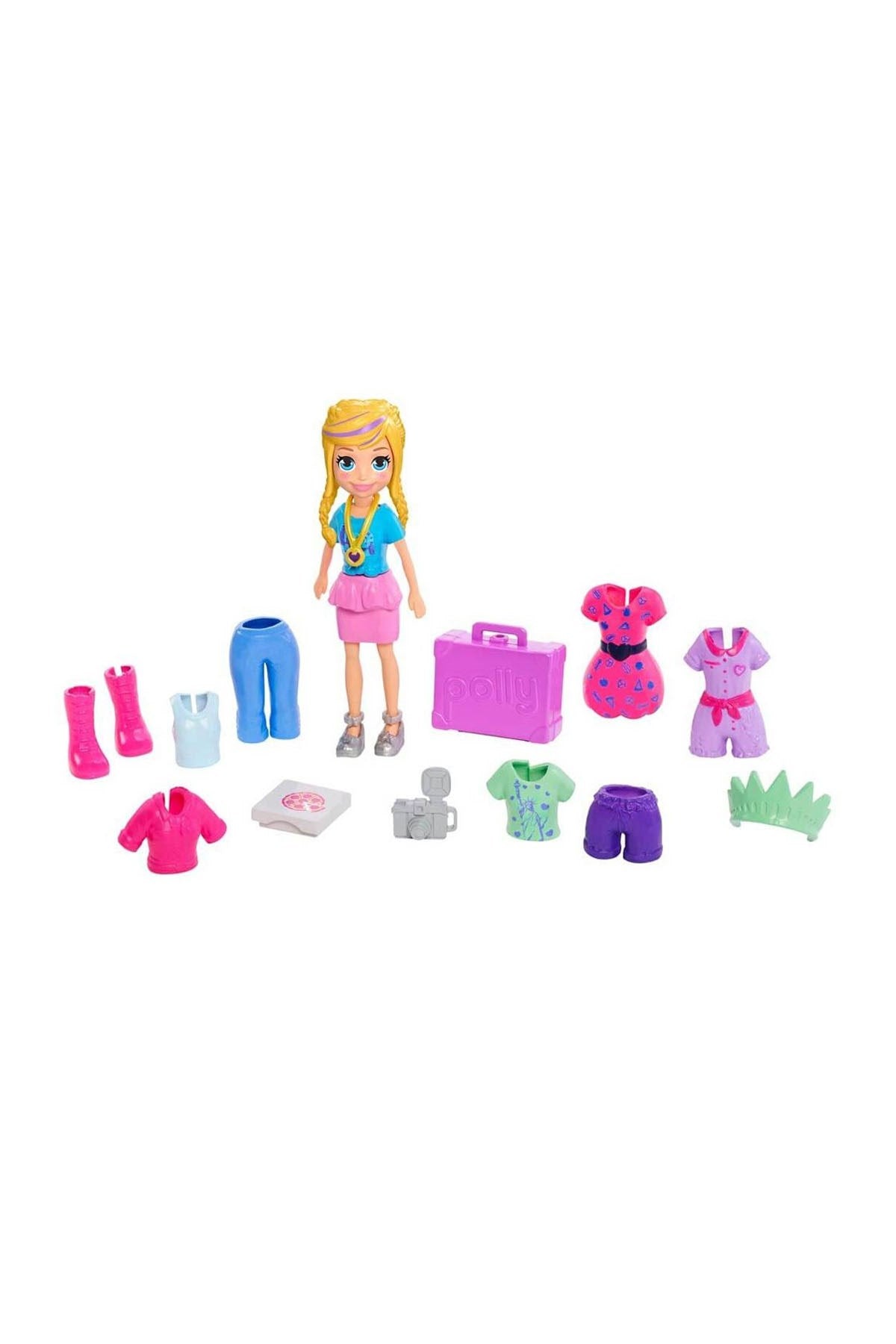 Polly Pocket Seyahatte Oyun Seti - New York Temalı GDM14