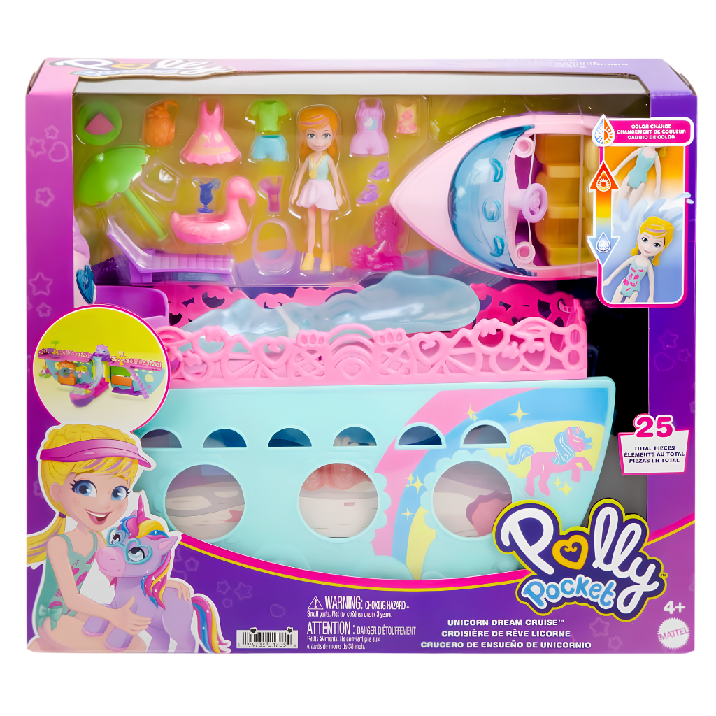 Polly Pocket Unicorn Bot Oyun Seti HWP26