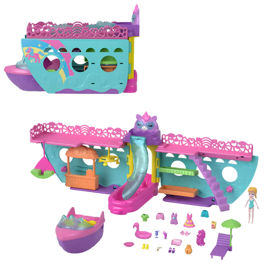 Polly Pocket Unicorn Bot Oyun Seti HWP26