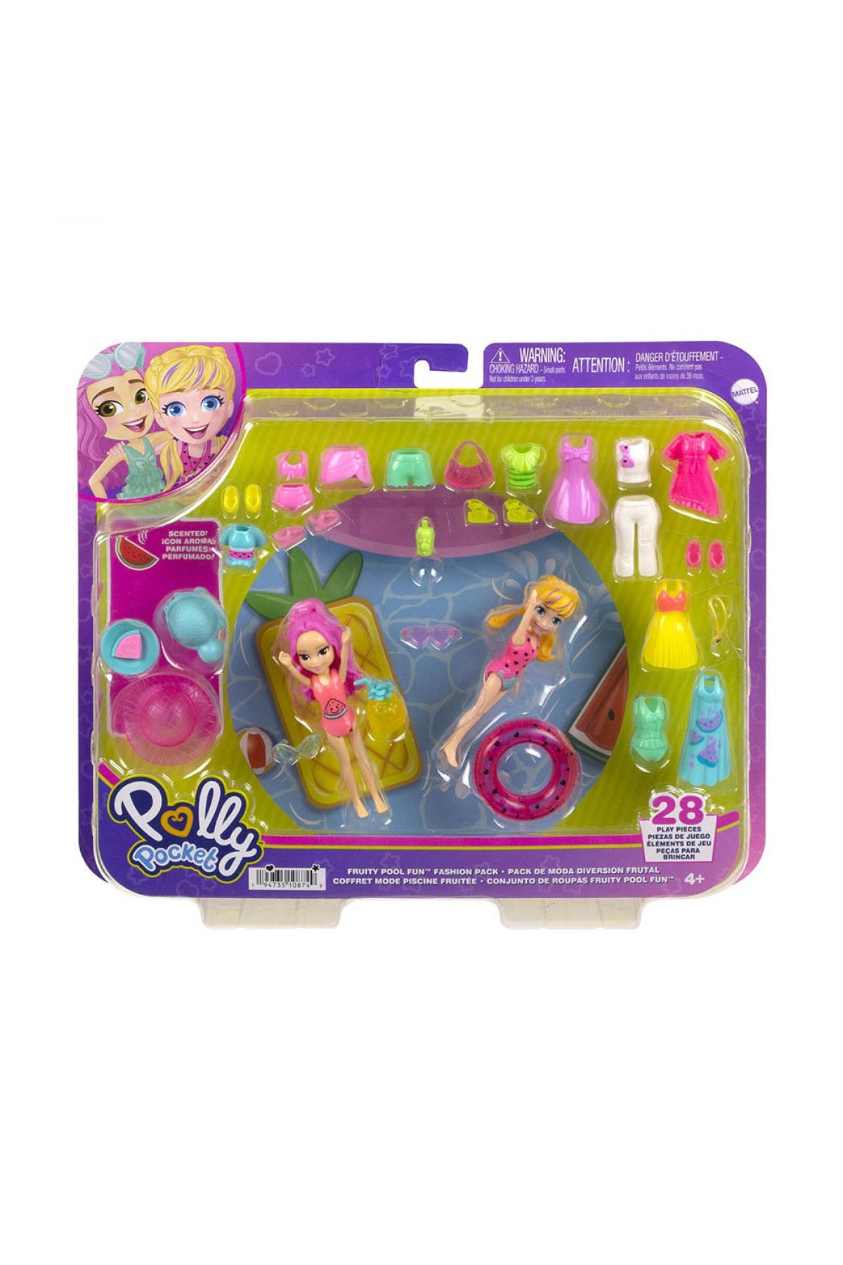 Polly Pocket ve Arkadaşları Farklı Moda Aksesuarları Oyun Setleri