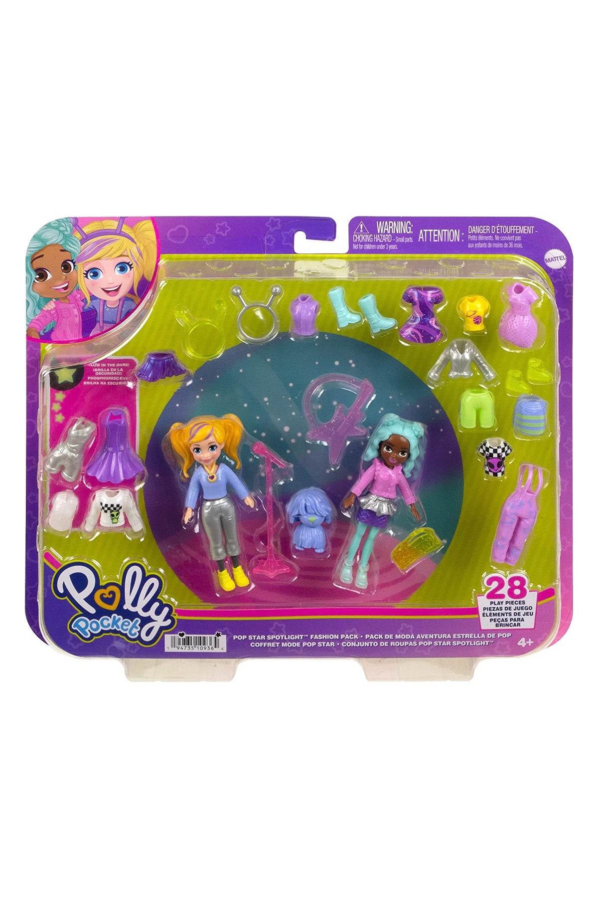 Polly Pocket ve Arkadaşları Farklı Moda Aksesuarları Oyun Setleri