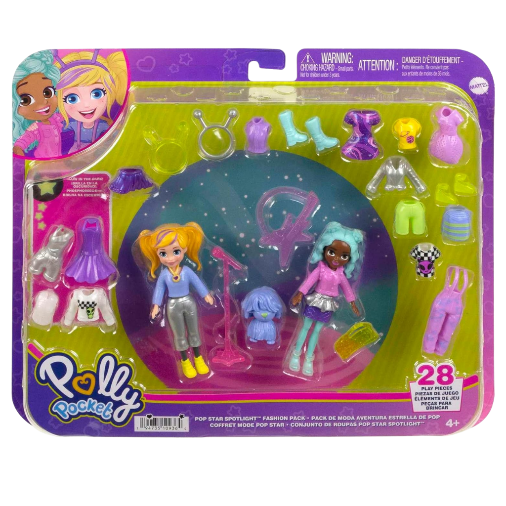 Polly Pocket ve Arkadaşları Farklı Moda Aksesuarları Oyun Setleri HKV97