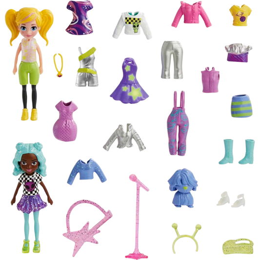 Polly Pocket ve Arkadaşları Farklı Moda Aksesuarları Oyun Setleri HKV97