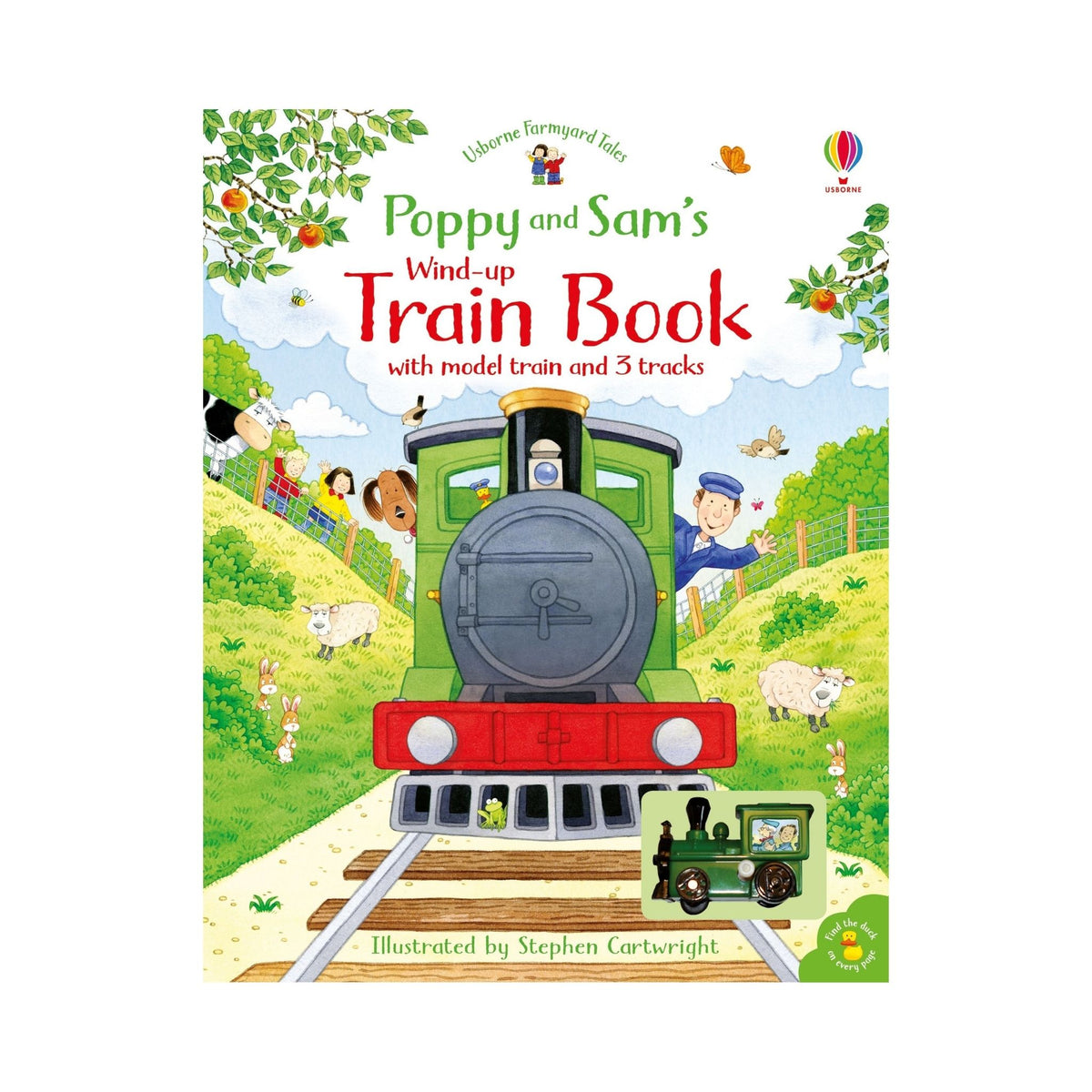 The Usborne Poppy And Sams Wind-Up Train-Book