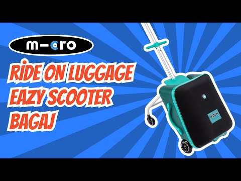 Micro Ride On Luggage Eazy Forest Green