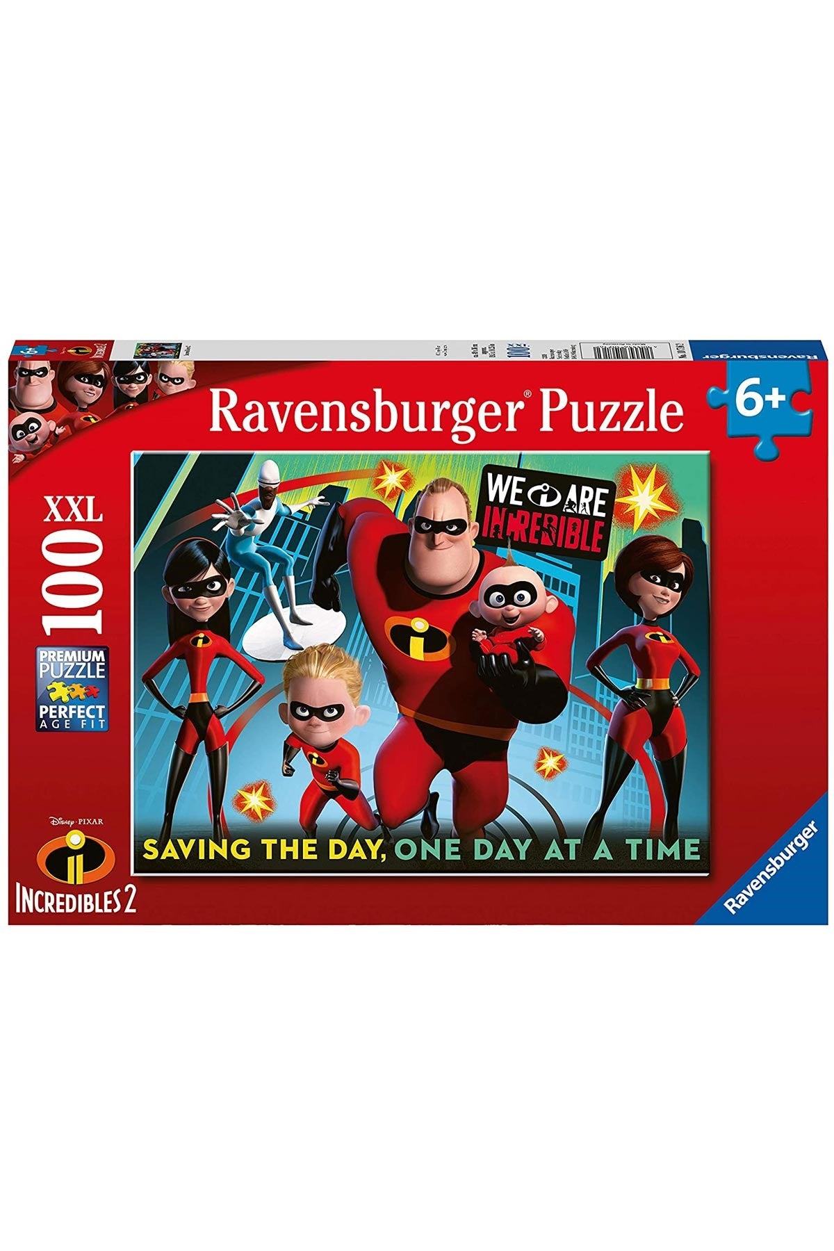 Ravensburger 100 Parçalı Puzzle WD İnanılmaz Aile-107162