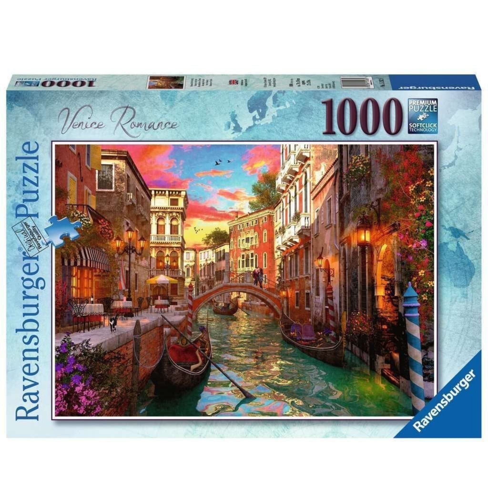 Ravensburger 1000 Parçalı Puzzle Venice Ramance