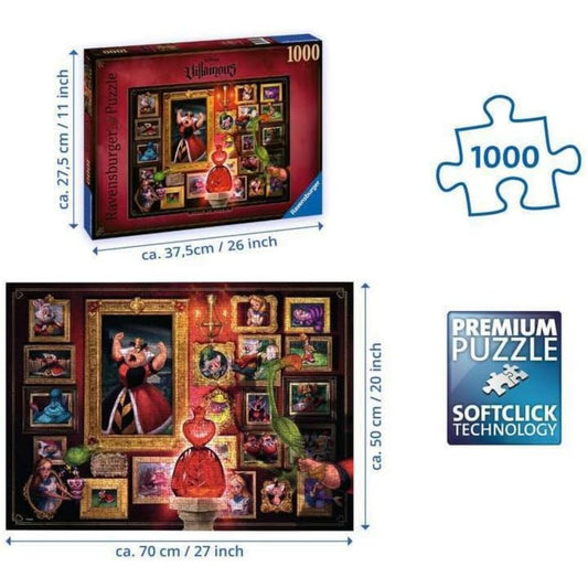 Ravensburger 1000 Parçalı Puzzle WD Villainous Kupa Kraliçesi