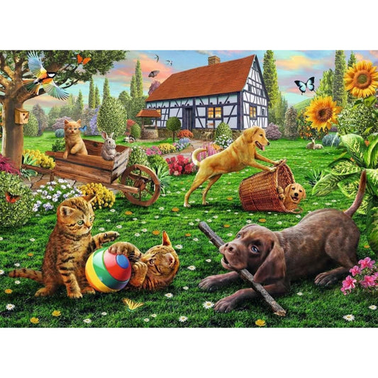Ravensburger 200 Parçalı Puzzle Bahçede