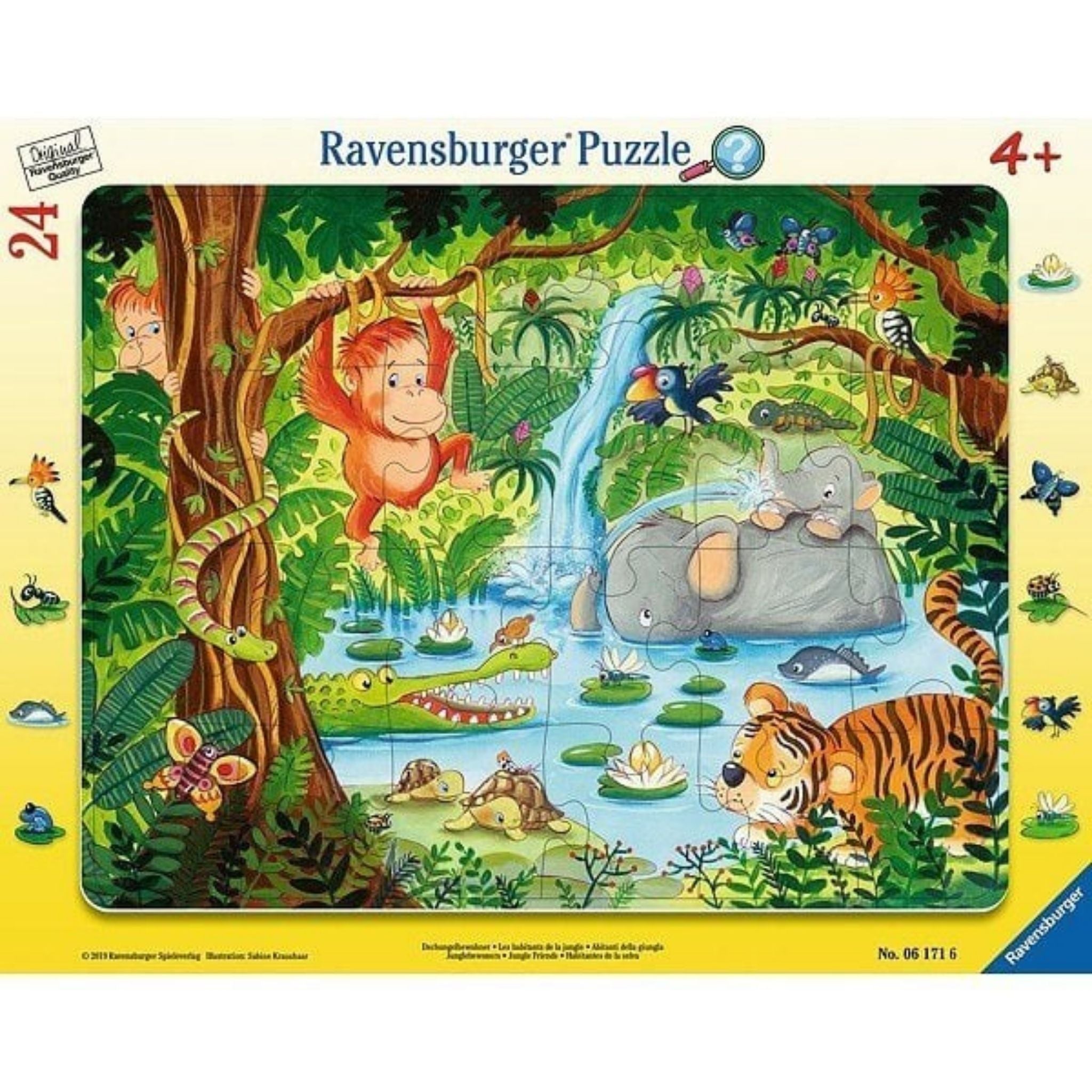 Ravensburger 24 Parçalı Çerçeveli Puzzle Jungle