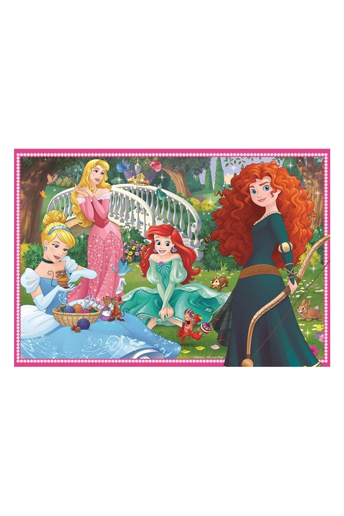 Ravensburger 2x12 Parçalı Puzzle WD Princess-076208