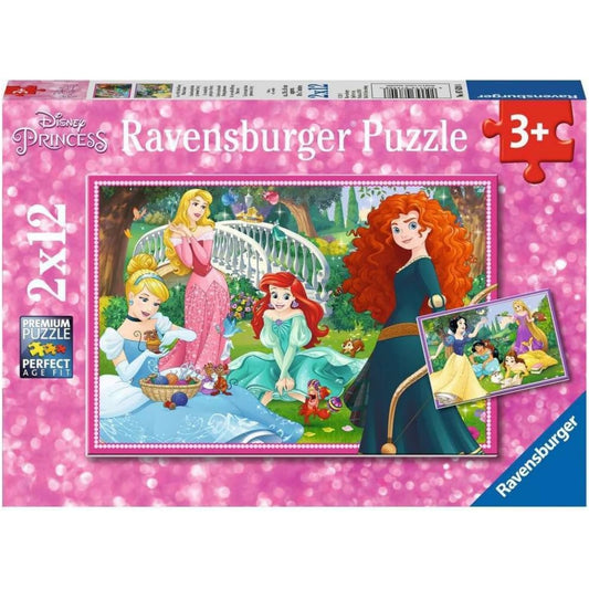 Ravensburger 2x12 Parçalı Puzzle WD Princess