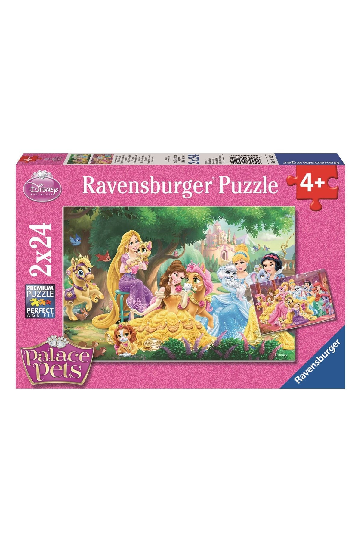 Ravensburger 2x24 Parçalı Puzzle Prenses´in Arkadasları-089529