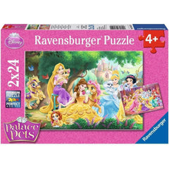Ravensburger 2x24 Parçalı Puzzle Prenses´ in Arkadaşları