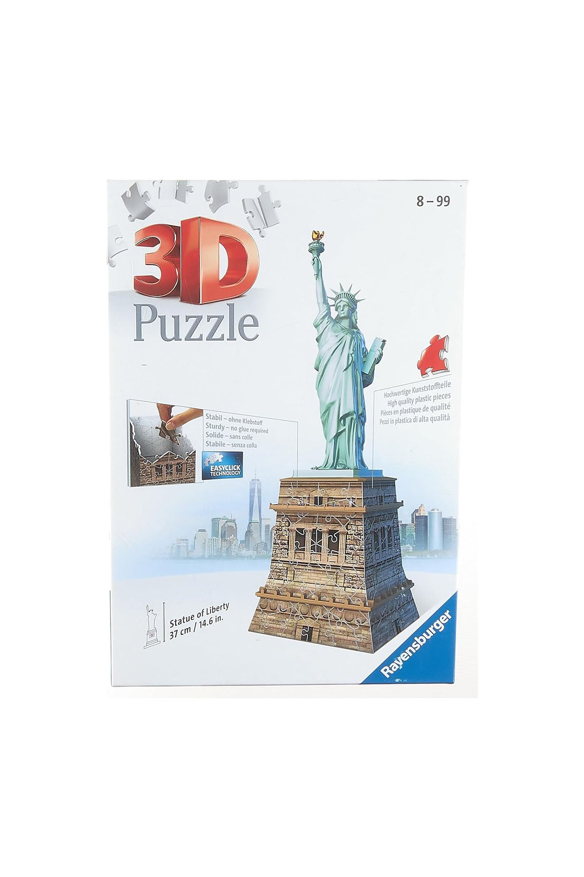 Ravensburger 3 Boyutlu Plastik Puzzle Özgürlük Anıtı-125845