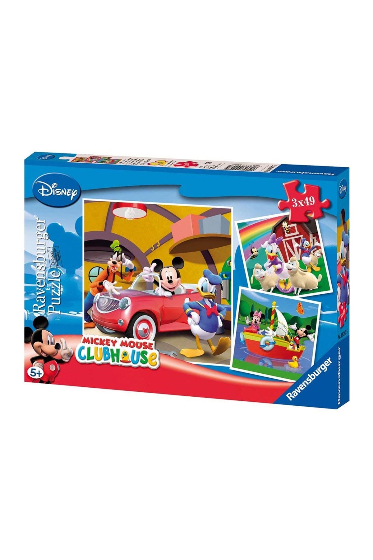Ravensburger 3x49p Puzzle Wd-Mickey Club House - Welcome Baby
