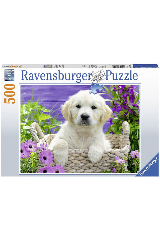 Ravensburger 500 Parçalı Puzzle Golden Retriever - Welcome Baby