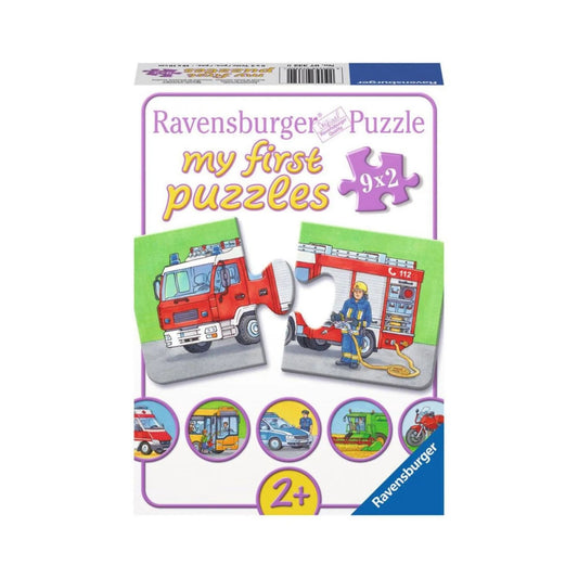 Ravensburger 9x2 Parçalı Puzzle Araçlar - Welcome Baby