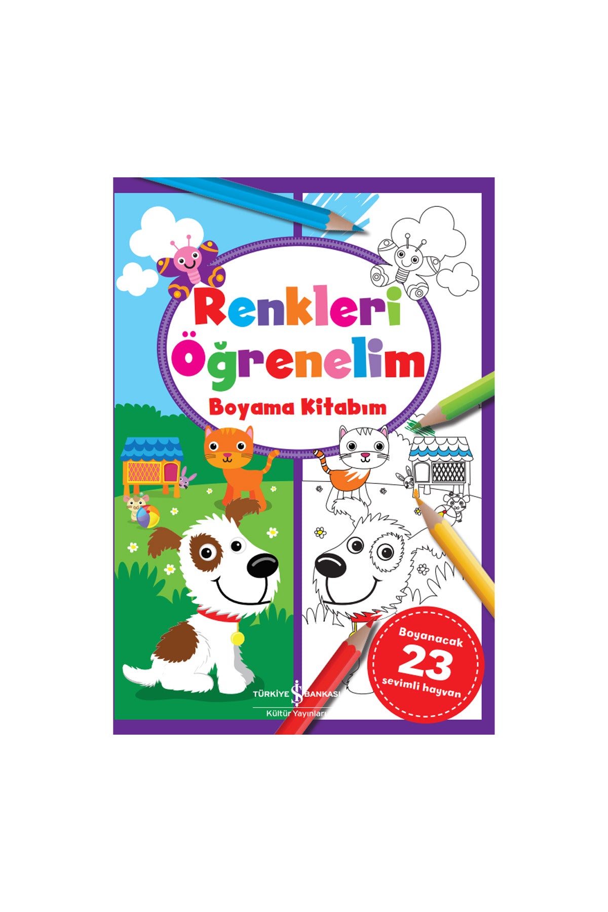 Renkleri Öğrenelim Boyama Kitabım