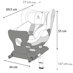 Renolux Gaia I-Size Softness Isofix 0-18 Kg Oto Koltuğu Kırmızı