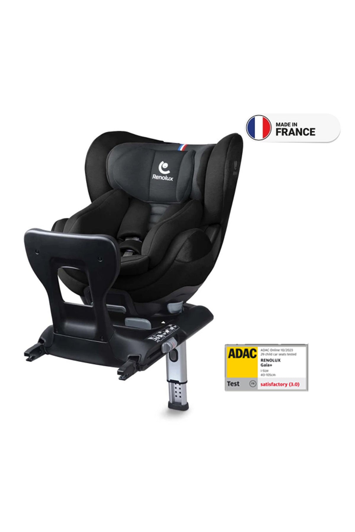 Renolux Gaia I-Size Softness Isofix 0-18 Kg Oto Koltuğu Siyah