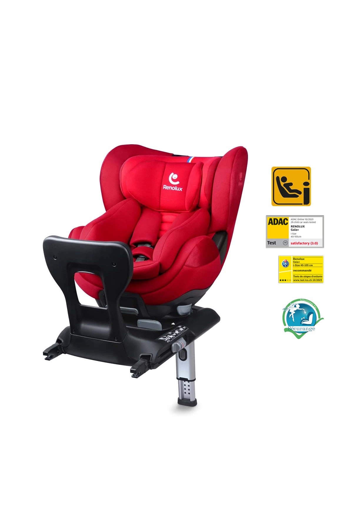 Renolux Gaia I-Size Softness Isofix 0-18 Kg Oto Koltuğu Kırmızı