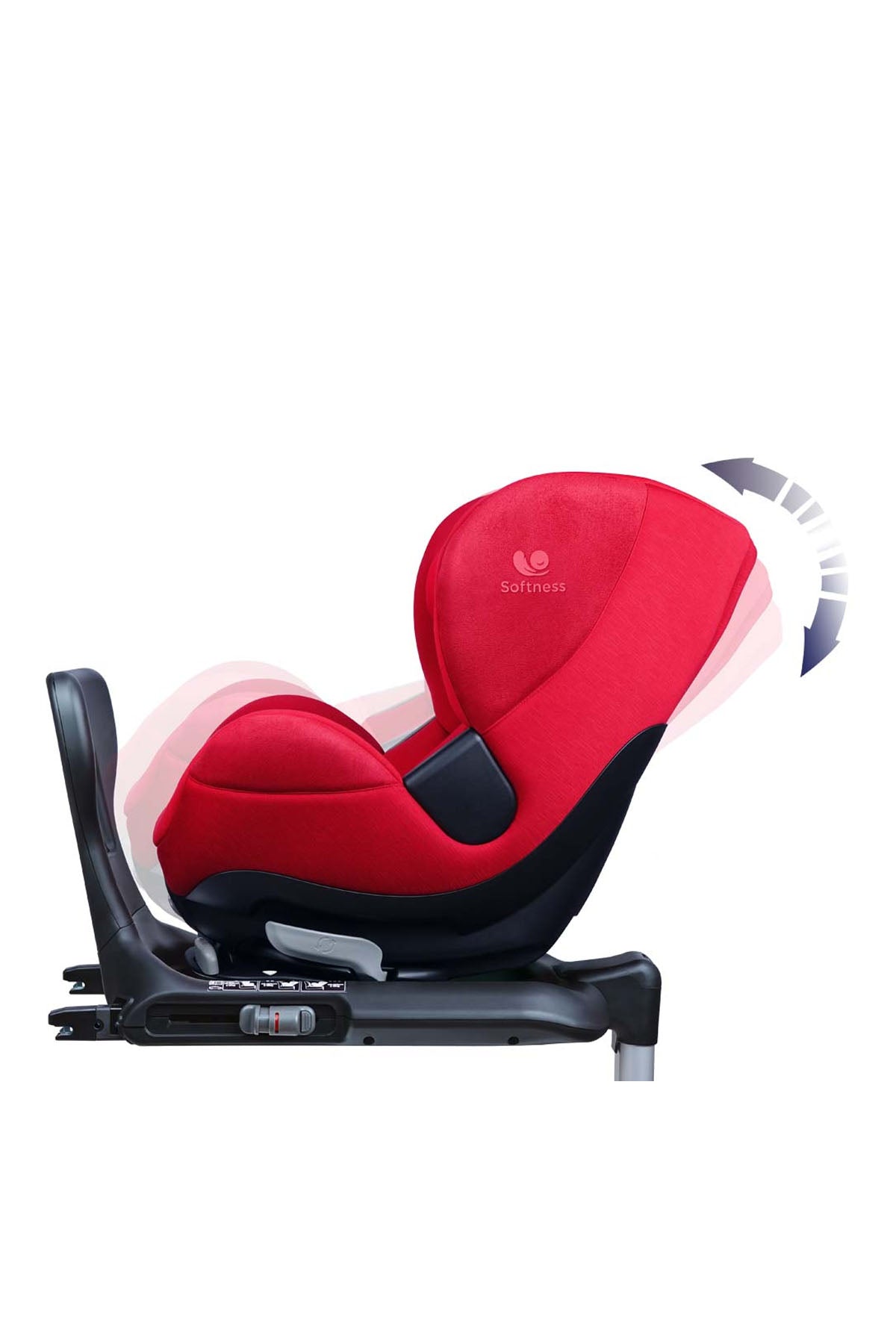 Renolux Gaia I-Size Softness Isofix 0-18 Kg Oto Koltuğu Kırmızı